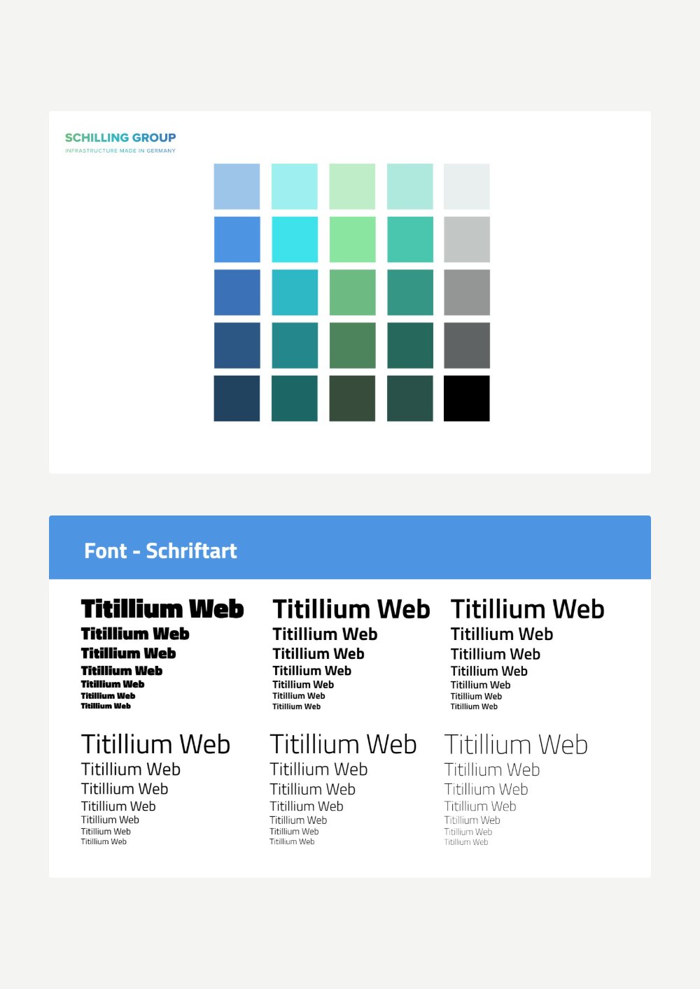 SCHILLING GROUP Brand Guidelines, page 11